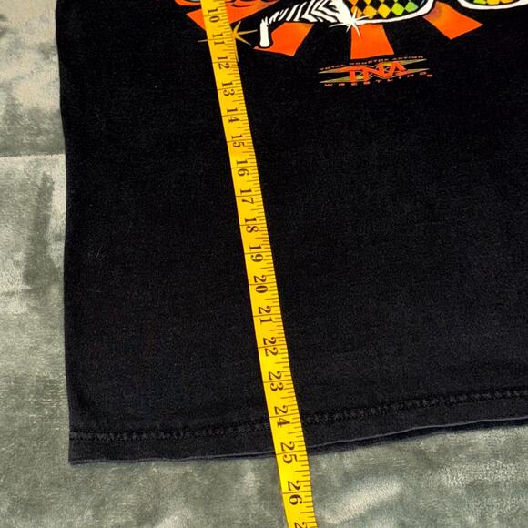 TNA Wrestling Jay Lethal Black Machismo T-Shirt Men Medium Black Tee Y2K 2007 - Picture 4 of 10